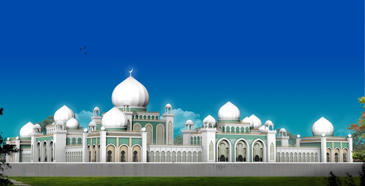masjid blue